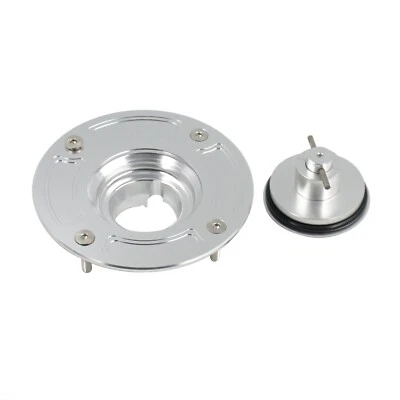 CNC Keyless Fuel Gas Cap For Hyosung GT250/R GT650/R/S GD250R GV650 - Image 1 of 4