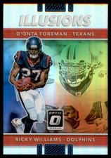 2017 Donruss Optic Illusions #19 D'Onta Foreman Ricky Williams