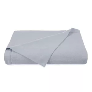 The Vellux Sheet Blanket 100% Cotton Light Blue 90 x 108 In Fast Shipping NEW - Picture 1 of 6