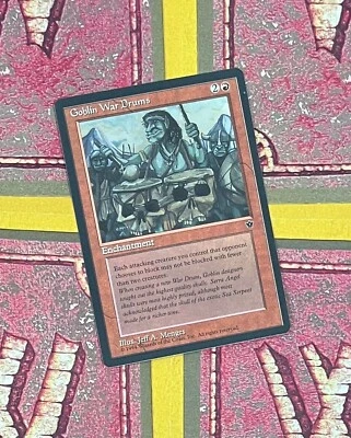 MTG GOBLIN WAR DRUMS (Menges) Fallen Empire (Wyvern Back) (OldManMTG 010-544) - Image 1 of 4