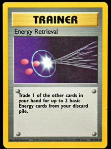 Pokemon TCG - Base Set - Energy Retrieval - 81/102 - Uncommon - Regular LP/NM - Picture 1 of 2