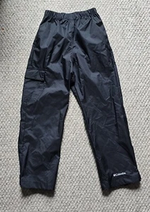 Pantaloni impermeabili da pioggia Columbia bambino taglia XS 6/7 neri Cypress Brook II - Foto 1 di 4