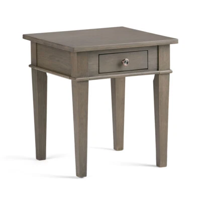 Carlton Solid Wood 18 in Wide Square End Side Table - Image 1 of 4