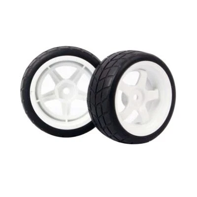 4X RC 1/10 On-road Racing Car Wheel Rim & Tyre,Flat Run Tires For HSP HPI 22003W - Image 1 of 2