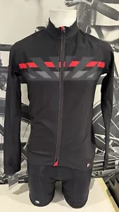 Giordana Ciclismo Hombre Invierno Jersey Manga Larga FR-C | Negro/Rojo-Talla M | NUEVO - Imagen 1 de 10
