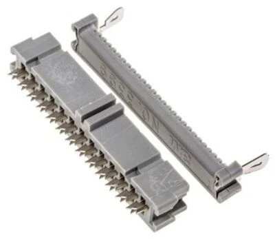 1 x 3M 3000 Series 2.54mm Pitch Right Angle Cable Mount IDC Connector, Socket, 2 - Image 1 of 2