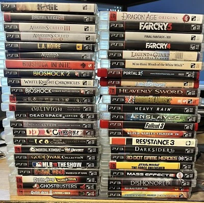 PS3 Games In box U-PICK Most Complete/VG+ Condition  - Image 1 of 4