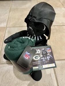 NFL Green Bay Packers Star Wars Darth Vader Plush And Blanket Set 2015 - Picture 1 of 8
