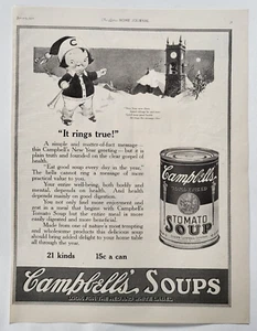 Antique 1921 Campbell's Tomato Soup The Ladies Home Journal Advertising Print Ad - Picture 1 of 5