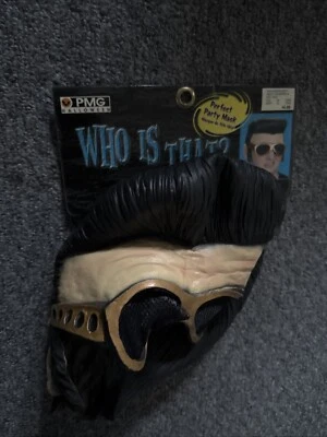 Vintage Elvis Presley Rubber Mask With Sideburns/Glasses 2001 Paper Magic Group - Image 1 of 4