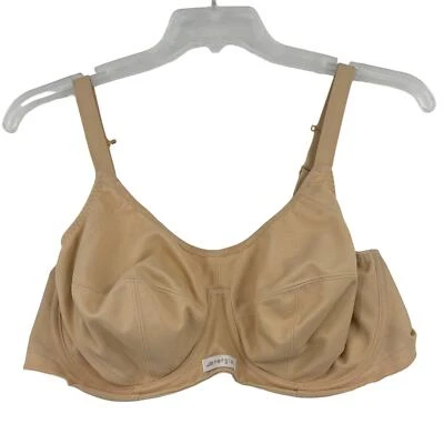 Sujetador deportivo con aros de alto impacto Elomi Energise 38DD nude convertible espalda deportiva Foto 1 de 4