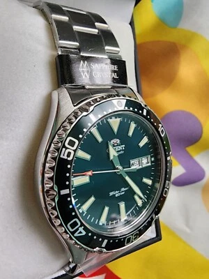Reloj Orient Automático Kamasu 41.88mm Acero Inoxidable Pulsera Zafiro Verde Foto 1 de 4