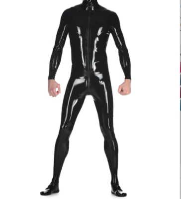 Latexanzug Gummi Rubber Ganzanzug Zentai Kostüm Cosplay Kostüm Handmade S-XXL - Bild 1 von 3
