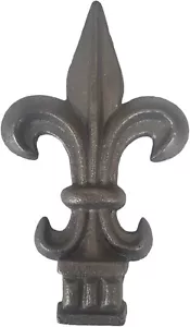 Topper finale ornamentale in ghisa recinzione/Fleur de gis - adatto a 1/2" - (confezione da 12) - Foto 1 di 2