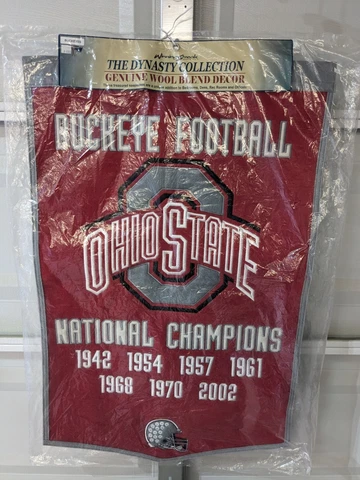 Ohio State Buckeyes Dynasty National Champions Banner Winning Streak New Cover