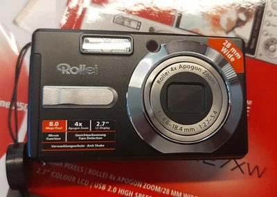 Rollei RCP-8427XW Digitalkamera, Schwarz - Bild 1 von 4