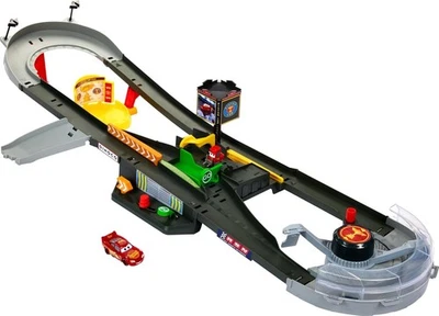 Disney and Pixar Cars Track Set, Piston Cup Action Speedway Playset with Ligh... - Image 1 of 4