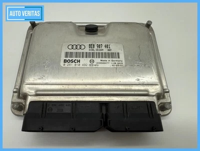 Engine control unit ECU 2.5TDI AUDI A4 B6 VW 8E0907401 0281010492 - Image 1 of 4