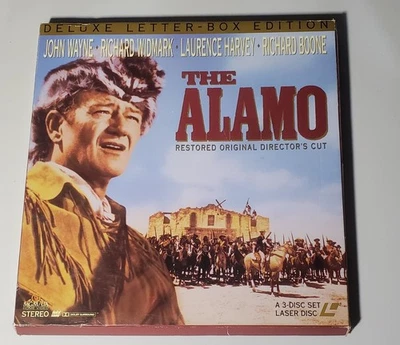 THE ALAMO DELUXE LETTERBOX EDITION JOHN WAYNE LASERDISC LASER DISC  - Image 1 of 4