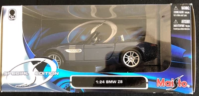BMW Z8 Convertible Maisto Edición Especial 1:24 Die Cast Azul Oscuro, Nuevo en Caja Foto 1 de 4