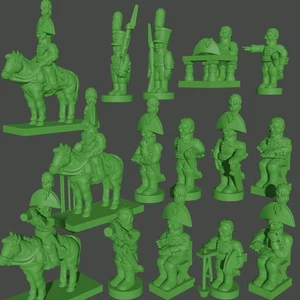 Set quartier generale/comando russo (1805) - 14 mini - Henry Turner - Foto 1 di 4