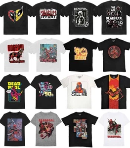 Offizielles Deadpool T Shirt Kostüm Marvel Film Superheld Wade Wilson neue Herren - Bild 1 von 38