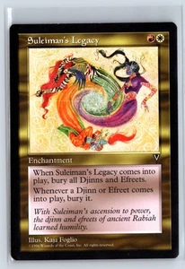 Suleiman's Legacy Visions Rare – MTG Magic the Gathering Card - Picture 1 of 5