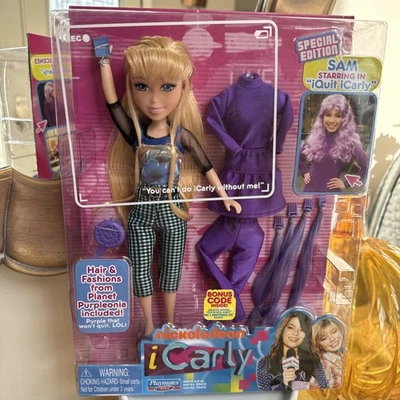Nickelodeon iQuit iCarly Sam Doll Special Edition I Quit iCarly Playmates Toys - Image 1 of 4