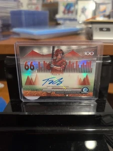 2024 Bowman Chrome Tommy Troy Auto Top 100 #/99 - Picture 1 of 2