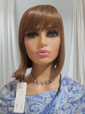Envy Carley | Short Synthetic Wig (Mono, Basic, Wefted Top) BOB.  LIGHT BROWN-B  - Image 1 of 4