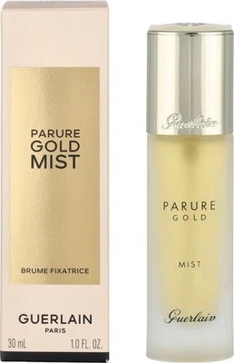 GUERLAIN PARURE GOLD FACE MIST MAKEUP SETTING SPRAY 30ML - COSMETIC BOX DAMAGE - Image 1 of 4