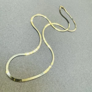 "Cadena de collar de espiga de oro amarillo sólido de 10 quilates de 18"" 2,2 mm" - Imagen 1 de 6