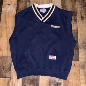 Vintage San Diego Chargers Starter Pro Line Vest Mens Size L Blue 90s Football - Picture 1 of 7