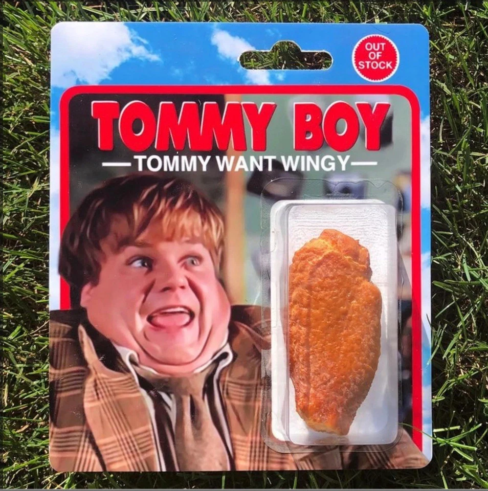 Tommy Boy Chris Farley Chicken Wingy Figure Rare! - Image 1 of 1