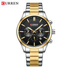 Curren Mens Analog Watch Daily Water Resistant Stainless Luxury Quartz Watch