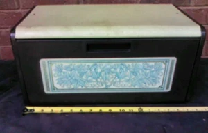 RETRO BreadBox Metal and Plastic Accent - Picture 1 of 4