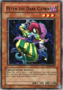 Yugioh Peten the Dark Clown EP1-EN005 1996 Trading Card Game - Picture 1 of 2