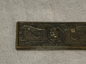 Billete de metal vintage Readers Digest $125,000.00 - Imagen 1 de 4