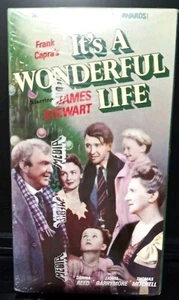 1990 VHS Its A Wonderful Life Sealed James Stewart - Imagen 1 de 5