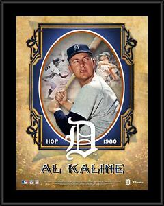 Al Kaline Detroit Tigers 10.5" x 13" Hall of Fame Sublimated Plaque