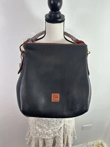 DOONEY BOURKE Hobo Schultertasche Pebble Grain Twist Strap Navy - Bild 1 von 14