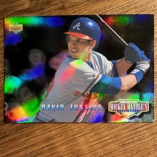 DAVID JUSTICE 1994 Upper Deck Mickey Mantle's Long Shots #MM11