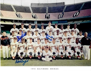 Brooks Robinson & Boog Powell signed 1970 Orioles Team Photo WS CHAMPS! MVPs! - Picture 1 of 1