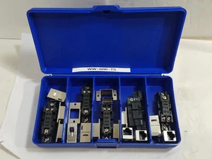 New Case of IDEC SH1B-05 Connectors with Cat 5e ports & L-com covers - Picture 1 of 1