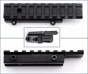11mm Cantilever Picatinny Weaver Rail Scope Mount Riser Dovetail 20mm Adapter - Bild 1 von 8