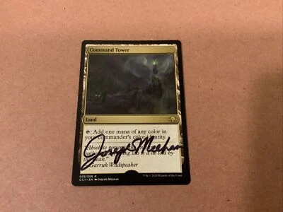 MTG Magic Command Tower Signed Artist Proof x1 CC1 Joseph Meehan - Image 1 of 2