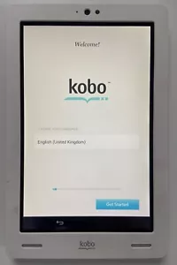Kobo Arc white ebook reader tablet Unit only (4BA) READ BELOW - Picture 1 of 3
