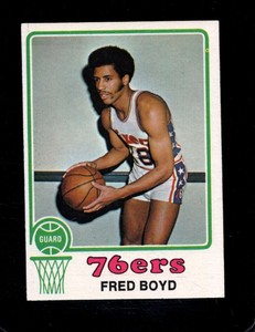 1973-74 TOPPS #91 FRED BOYD EX 76ERS *X53173