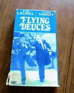 Flying Deuces 1939 w Stan Laurel Oliver Hardy (VHS B&W 1984) - Picture 1 of 6
