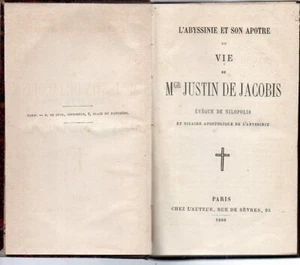@Y10 L'ABYSSINIE ET SON APOTRE OU VIE DE MFR JUSTIN DE JACOBIS 1866 - Imagen 1 de 1